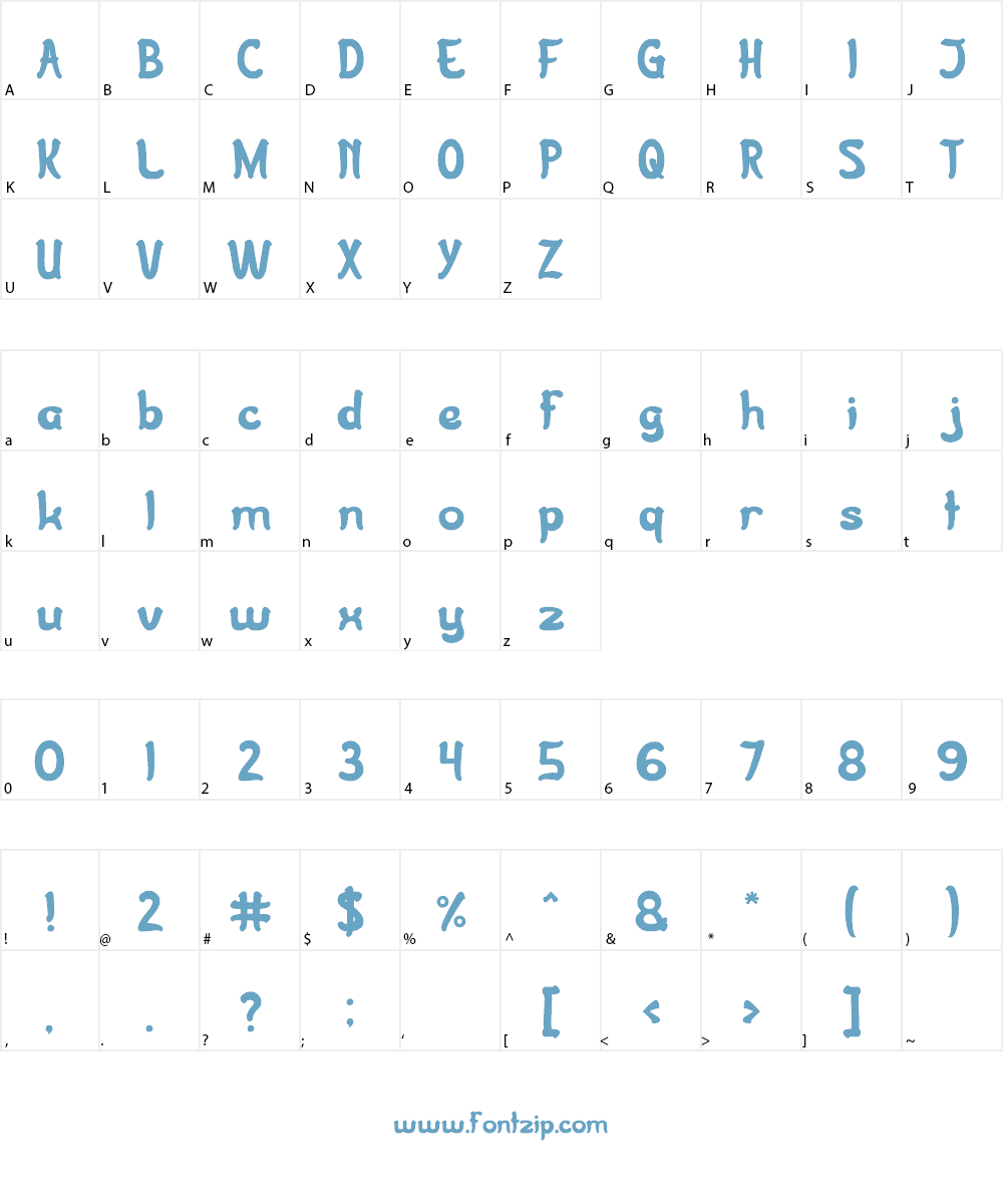 JAZZ SOUND Font Character